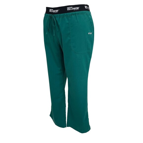 Greys Anatomy Active Scrub Pants XLP Teal Athleisure Work Career Nursing - Picture 4 of 9
